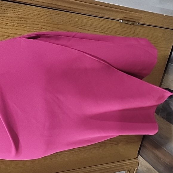 White House Black Market Fuchsia Midi Dress - Picture 4 of 6